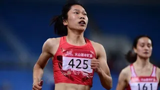 💪中国又出一女飞人张曼，后程发力完美逆袭，轻松甩开对手好几米【田径时光社】