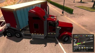 American Truck Simulator Packaged Food From Fresno CA to Oxnard CA