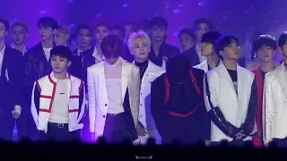 181225 가요대전 - 오프닝 세븐틴  정한 focus