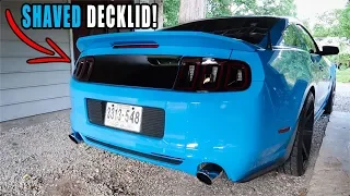 BUILDING BLUCIFER: RTR Shaved DECKLID Installation! | Episode 4