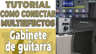 How to connect a MULTIEFFECTS to a GUITAR CABINET