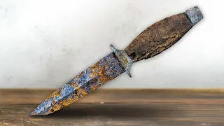 Rusty 1960's Knife Restoration - Awesome Dagger