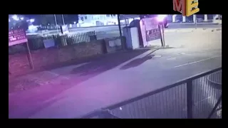 CCTV footage of Audi TTs crash in Sandton