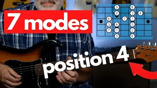 Learn All 7 Modes In Position 4 In This Huge Guitar Lesson