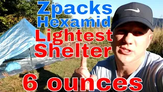 Zpacks Hexamid Tarp Tent / The lightest backpacking shelter