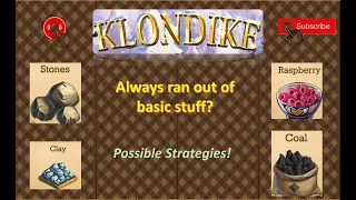 Acquiring Resources | Clay, stone, raspberries | Klondike: The Lost Expedition |Gameplay|Walkthrough