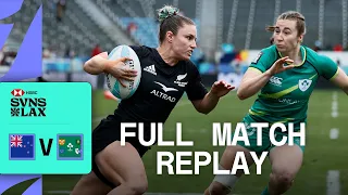 Black Ferns Relentless in Quarter-final | New Zealand v Ireland | LA HSBC SVNS - Full Match