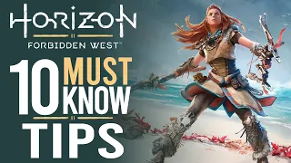 10 TIPS! Horizon Forbidden West Beginner Guide - Things you MUST know!