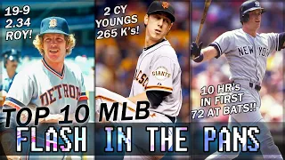 Top 10 MLB FLASHES IN THE PAN!  HERE & GONE Players Who Were ELITE For A Moment in TIme...