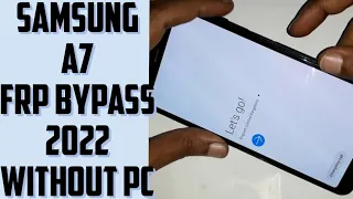 frp  bypass Samsung a7 2018 || Samsung a750 google account unlock without pc (2022)