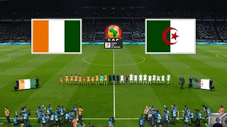 COTE D IVOIRE VS ALGERIA AFRICA CUP Full Game Gameplay pc pes 2021