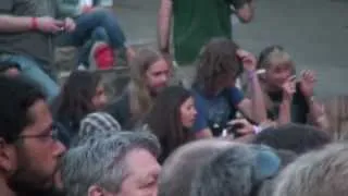 Opeth & Steven Wilson enjoying Magma performance at Night of the Prog Festival 2013