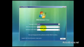 How to Format and Reinstall Windows Vista