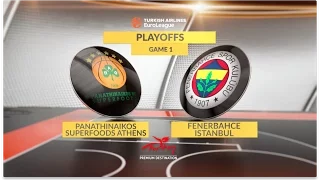 Highlights: Panathinaikos Athens-Fenerbahce Istanbul, Game 1