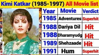 Kimi Katkar (1985-1997) All Movie list Kimi Katkar flop and hit All Movie list Kimi Katkar All Movie