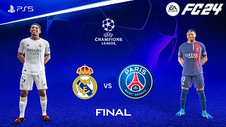 FC 24 - Real Madrid vs PSG | UEFA Champions League Final | PS5™ [4K60]