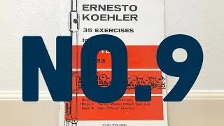 Book2 No .9 / E.Koehler 35 Exercises Op.33 Twelve Medium Difficult Exercises