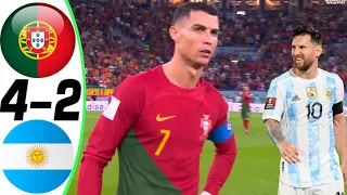 Portugal vs Argentina 4-2 - All Goals and Highlights RÉSUMÉN Y GOLES ( Ronaldo vs Messi ) HD