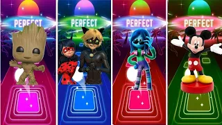 groot vs ladybug and cat noir vs ruby gilman vs Mickey mouse 🎶 Who Will win 👑