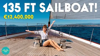 SAILING ON A 135-FOOT SUPERYACHT (+full tour)