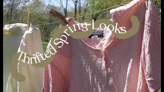 spring try-on thrift haul/look book!