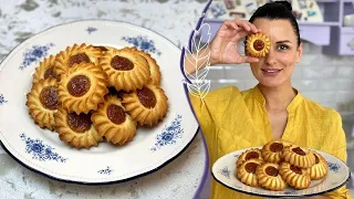 Безумно ВКУСНО😋 Домашнее ПЕЧЕНЬЕ С вареньем "МИНУТКА"😉 КУРАБЬЕ БАКИНСКОЕ😍 Все просто с ГЛИНСКОЙ