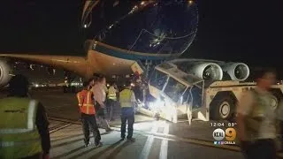 Chinese Airliner Crashes Into Tug Truck At LAX