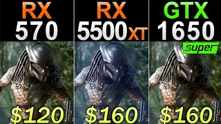 RX 570 (4GB) Vs. RX 5500 XT (4GB) Vs. GTX 1650 Super | New Games Benchmarks