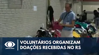 Solidariedade comove voluntários no RS