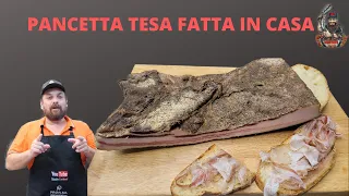 Pancetta tesa fatta in casa