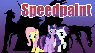 [MLP speedpaint] My Little Virus | Fluttershy , Twilight Sparkle, Rarity