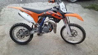 Remont silnika KTM 85 SX  ****  Top End Rebuild KTM 85sx****