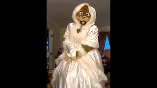 Caddie Extra Floof Bride Full suit video