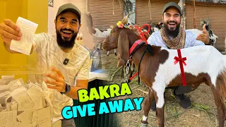 Finally bakrey ka lucky draw kar dia 🐐 Kon jeetey ga aaj ? 😍