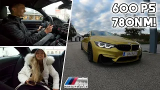 ERSTE FAHRT mit dem BMW M4! | 600 PS 780NM!