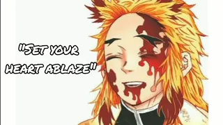 Kyojuro Rengoku's Last Words||Set Your Heart Ablaze