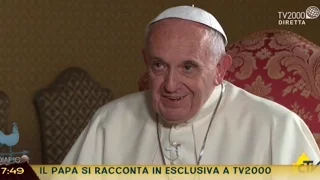 Il Papa si racconta in esclusiva a TV2000
