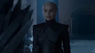 Daenerys walks for the throne