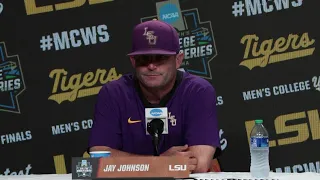 LSU Jay Johnson, LOSS game 2 of CWS Final postgame