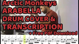 Arabella - Arctic Monkeys Drum Cover & Transcription (+Free pdf sheet music / score)