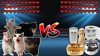 All Cats vs All Gegagedigedagedago! Meme battle