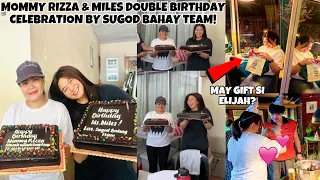 MILES AND MOMMY RIZZA DIZON DOUBLE  BIRTHDAY CELEBRATIONS 🥳 ELIJAH MAY GIFT KAY MILES?😍