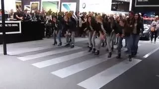 Geneva car show 2015 MINI flashmob