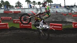 Eli Tomac Wheel Taps The Whoops At Daytona (MXPTV)