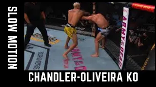 UFC 262: Charles Oliveira vs Michael Chandler KO FIGHT  SLOW MOTION