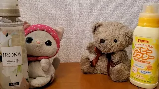 [IROKA] Cat and bear laundry and fabric softener comparison [baby softener]