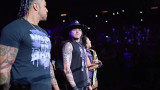 DOMINIK MYSTERIO w/JUDGMENT DAY ENTRANCE WWE SUPERSHOW MONTERREY 2023