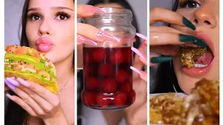 Nadina Ioana Eating 💦[ASMR]💦|Satisfying| Tiktok Compilation|