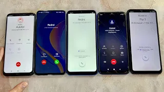 Miui Redmi Note7 vs Note8 vs Redmi 9C NFC & HUAWEI Y90 incoming Call