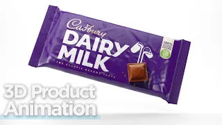 3d Packaging Mockup - Chocolate Bar Wrapper 360 Rotation Showcase Animation - Part 3